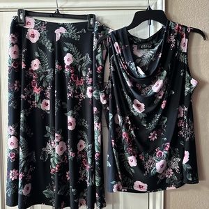 KASPER SKIRT BLOUSE COMBO